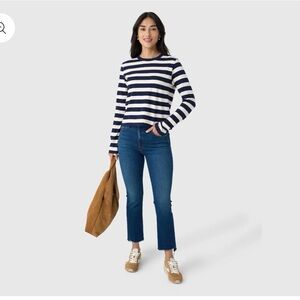 MOTHER Blue Ankle Jeans